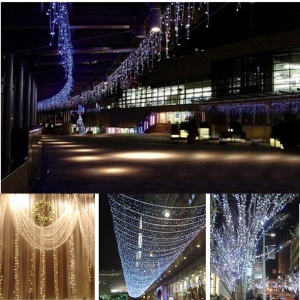 6x3m Outdoor String Fairy Curtain Light Party Lamp 220v