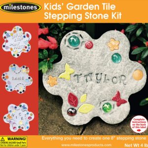 Mosaic Stepping Stone Kit-Pet Paw Imprint (Pack OF 1)