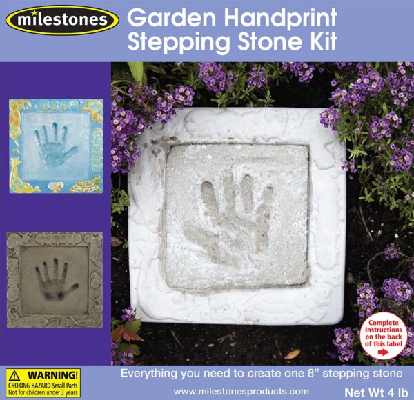 Mosaic Stepping Stone Kit-Garden Handprint (Pack OF 1)