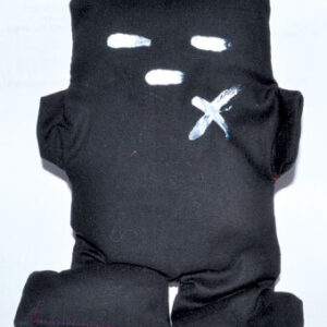 Black Voodoo Doll   5"