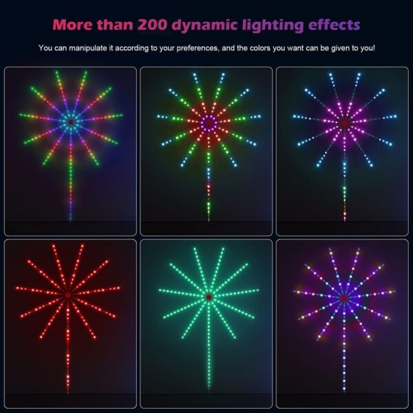 Divorce Party Glow Up with LED Firework Strip Lights - Music Sync App and Remote