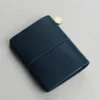 Color: green - 1pc Leather Pocket Notebook 60 Blank Inner Pages Note Book for Sketching, Quoting, Notes & Journals