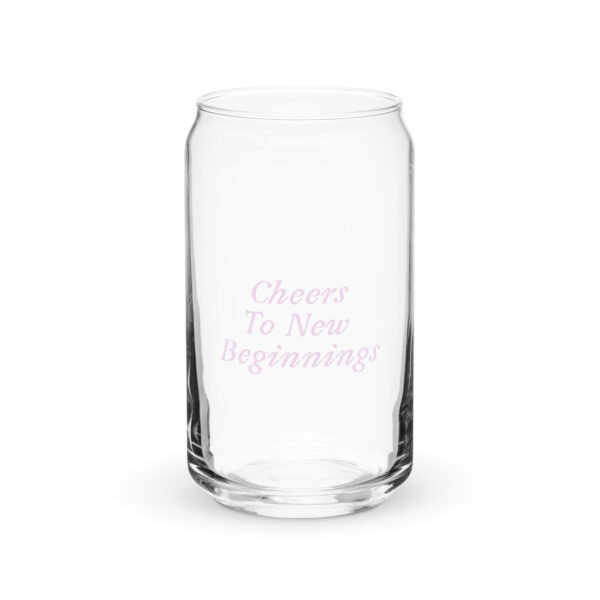 Cheers to New Beginnings - Can-shaped glass- MB Collection