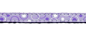 Retro Nylon Ribbon Collar Lavender 3/8 wide 6Ft Lsh