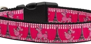 Poodles in Paris Nylon Cat Collar