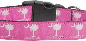 Carolina Girl Nylon Dog Collar Medium Narrow