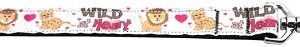 Wild at Heart 1 inch wide 6ft long Leash
