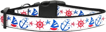125-111-MD.jpg Anchors Away Dog Collar Medium