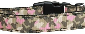 Camo Butterflies Nylon Cat Collar