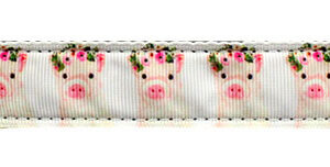 Pretty Baby Pigs Nylon Pet Leash 1in by 4ft