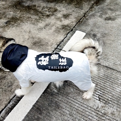 Color: Society, Size: 11XL - Dog raincoat