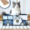 Color: Police car - Cat scratch board toy