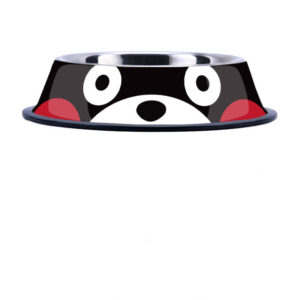 Color: Black, Size: M - Teddy Dog Food Bowl Cat Cat Bowl Pet Bowl Single Bowl