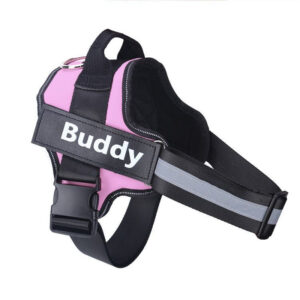 Explosion-proof Oxford Cloth K9 Chest Back Dog Strap - Color: Purple, Size: M