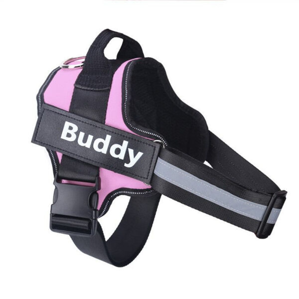 Explosion-proof Oxford Cloth K9 Chest Back Dog Strap - Color: Purple, Size: M
