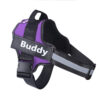 Explosion-proof Oxford Cloth K9 Chest Back Dog Strap - Color: Purple, Size: M