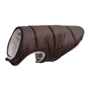 Color: Dark coffee, Size: 5XL - Golden Retriever Samoyed Reflective Cotton Vest