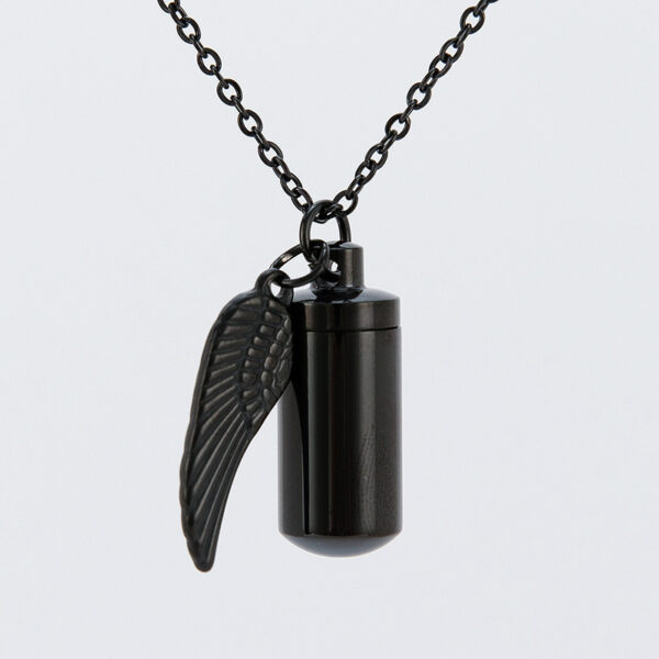 Color: Black - Sweet Korean Version Openable Pet Urn Pendant