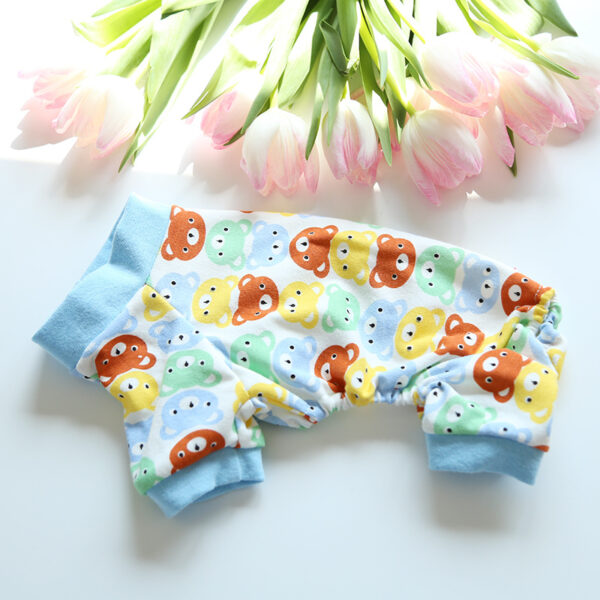 Cartoon Cotton Four-legged Pajamas Multicolor Dog Pet Clothes Cat Four-legged Pants