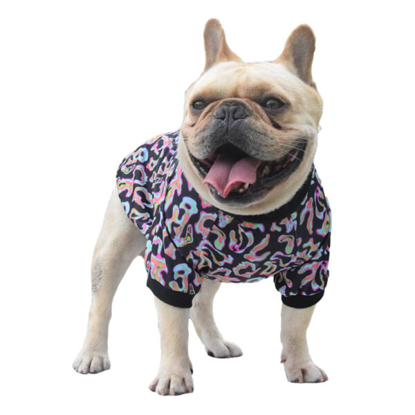 Color: Black, Pet size: XS - Fluorescent Camouflage Dog Clothing Pet Clothing