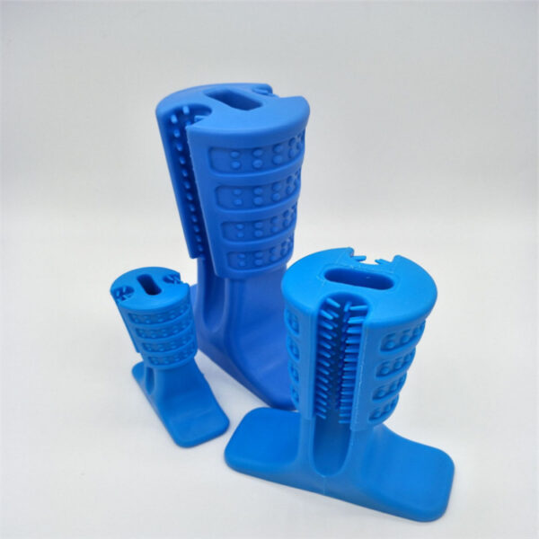 Color: Blue, Size: Extra small good dog toothbrus - Amazon Hot Sale Hot Sale Dog Toothbrush Dog Supplies Molar Rod Pet Rubber Molar Tooth Cleaning Toy