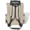 Pet Carrier Beige Polyester and Metal Suitable for small pets