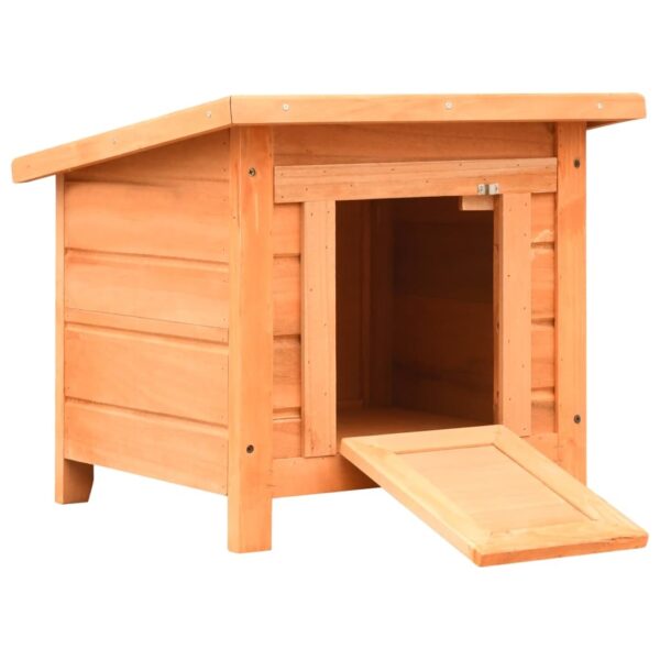 170640.jpg Cat House Brown and Green Solid pine/fir wood, powder-coated iron