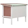 Rabbit Hutch Brown Solid pine wood One size Rabbit Hutch