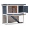 Rabbit Hutch Grey and White