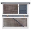 Rabbit Hutch Grey and White