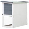 Rabbit Hutch Grey and White