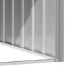 Dog House Grey Galvanized steel 45.9 x 40.6 x 32.1 in Durable