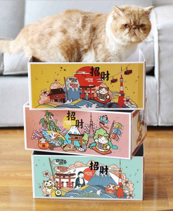 Color: Police car - Cat scratch board toy