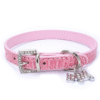 Color: Pink, Specification (length * width): S - pattern puppy charm pet collar dog chain dog ring