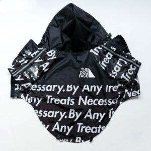 Color: Black, Size: 4XL - Pet windproof and waterproof jacket