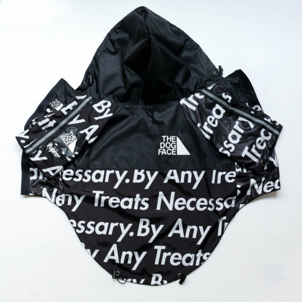 Color: Black, Size: 4XL - Pet windproof and waterproof jacket
