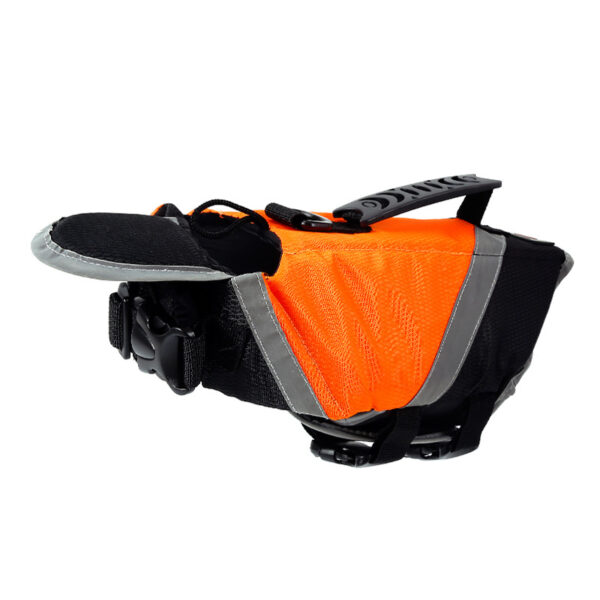 Color: orange, Size: XL - Summer pet life jacket in the large dog swimming vest Amazon swimming water pet clothing