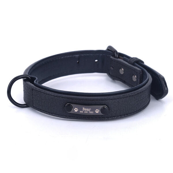 Color: Black, Size: L - New pet collar