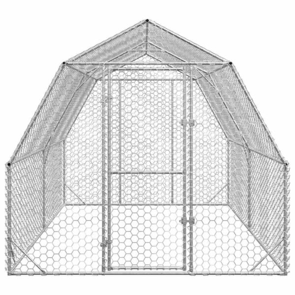 Chicken Run Galvanized Galvanized Steel Large Durable