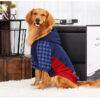 Color: Blue, Size: 5XL - Medium and large dog clothes pet autumn and winter