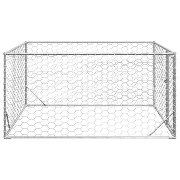 4105411_86906670.jpg Outdoor Dog Kennel Galvanized Steel Large Durable