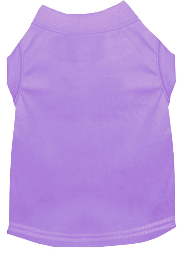 Plain Pet Shirts Lavender LG