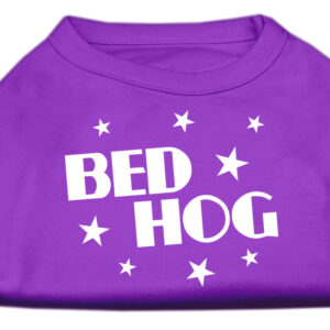 Bed Hog Screen Printed Shirt Purple Sm