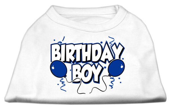51-05-MDWT.jpg Birthday Boy Screen Print Shirts White Med