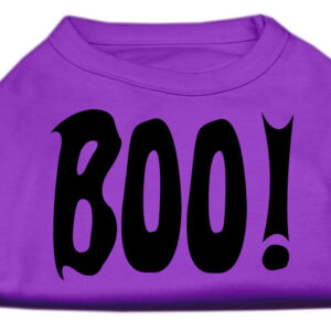 BOO! Screen Print Shirts Purple Sm