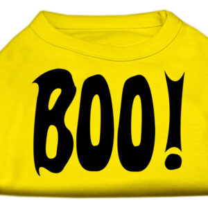 Boo! Screen Print Shirts Yellow XS