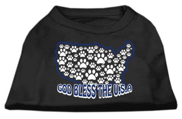 God Bless USA Screen Print Shirts Black L