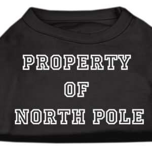 Property of North Pole Screen Print Shirts Black L