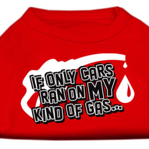 My Kind of Gas Screen Print Shirts  Red XXXL