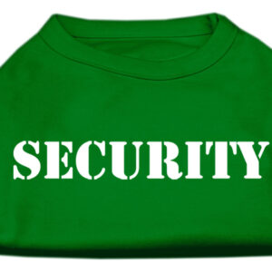 Security Screen Print Shirts Emerald Green Sm
